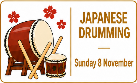 Japanese Drumming event graphic